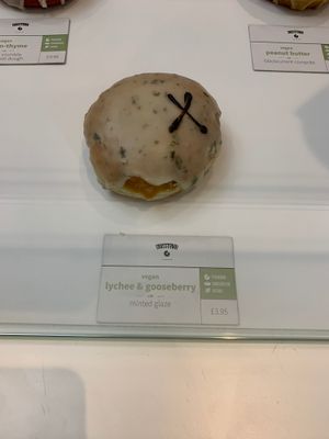 Example of fun flavour at Crosstown Doughnuts Vegan in London