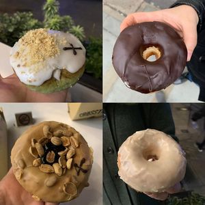 Doughnuts  at Crosstown Doughnuts Vegan in London