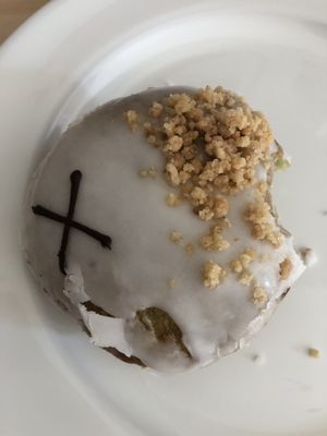 Coconut Lime Doughnut at Crosstown Doughnuts Vegan in London