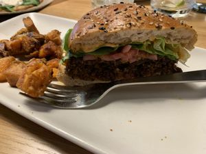 Beet Burger at True Food Kitchen in Boca Raton