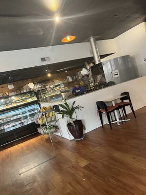 Pizza oven and order counter   at Local Kitchen & Coffee Shop in Glenwood Springs