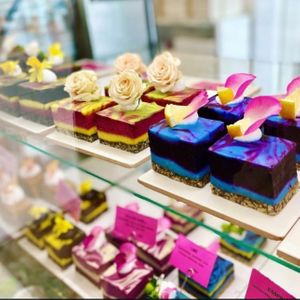 Raw cakes: vegan, gluten free, suger free. at Ginger - Radhusplatsen in Helsingborg