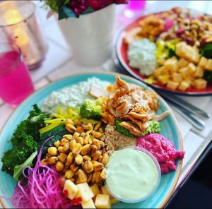 vegan sallad  at Ginger - Radhusplatsen in Helsingborg