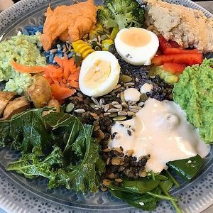 vegan sallad  at Ginger - Radhusplatsen in Helsingborg