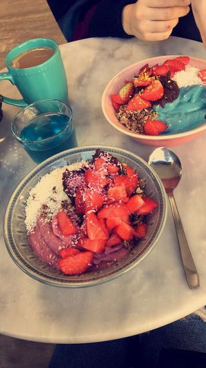 Smoothiebowl at Ginger - Radhusplatsen in Helsingborg