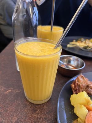 Lassi mangue vegan  at Namaste in Bayonne