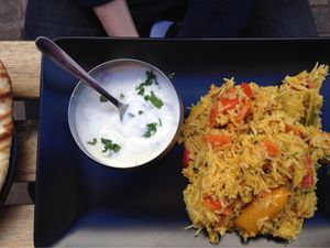 Vegetable Biryani at Namaste in Bayonne