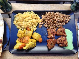 Vegetarian Assiette  at Namaste in Bayonne