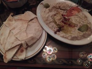 baba gahouj #Veganuary at Damascus Gate in Dublin