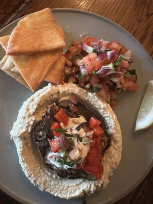Vegan hummus for Syria  at Carmen Jones in Auckland