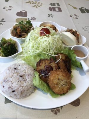 Lunch plate!  at Aina Cafe in Osaka