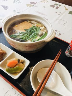 乌冬面 at Aina Cafe in Osaka