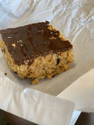 Some dry peanut butter square.  at Eat Good Market Deli - Pineapple Express Bistro in Vernon