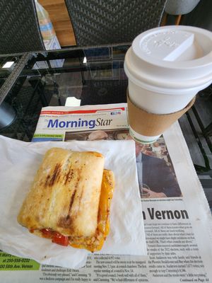 The have a coffee bar too. at Eat Good Market Deli - Pineapple Express Bistro in Vernon
