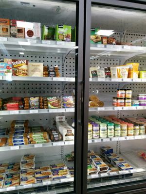 chilled section in the shop at Eat Good Market Deli - Pineapple Express Bistro in Vernon