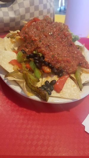 Veggie Nachos at Fuzzy's Taco Shop in Topeka
