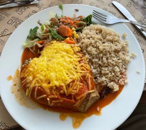 Eggplant! This meal is fantastic. (Yes, vegan.) at Canadu in Malaga