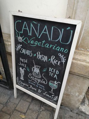 Outside at Canadu in Malaga