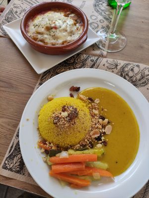 Couscous menu of the day at Canadu in Malaga