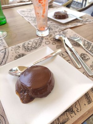 Flan at Canadu in Malaga