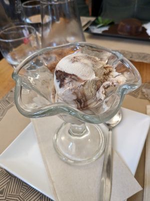 Bueno ice cream at Canadu in Malaga