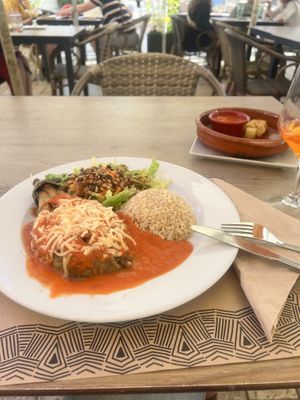 Stuffed eggplant  at Canadu in Malaga