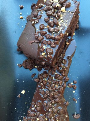 tarta vegana de chocolate at Canadu in Malaga