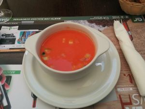 Gazpacho at Canadu in Malaga