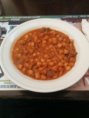 Vegan callos at Canadu in Malaga