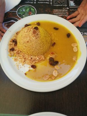 Cous cous with nuts at Canadu in Malaga