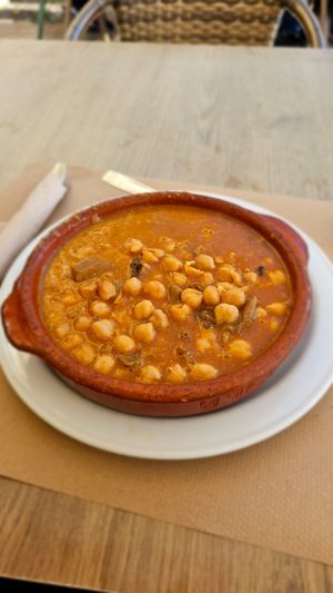 Chickpea stew at Canadu in Malaga