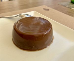 Dark Chocolate Flan  at Canadu in Malaga