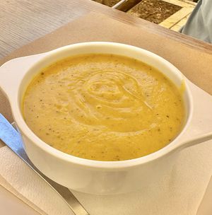 Creamy Vegetable Soupp  at Canadu in Malaga