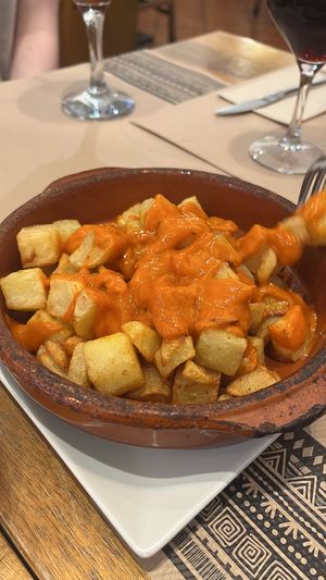 Patatas bravas   at Canadu in Malaga