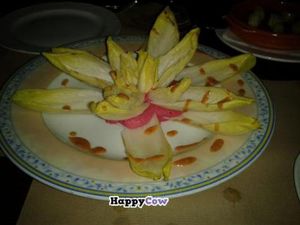 hummus with endive at Canadu in Malaga