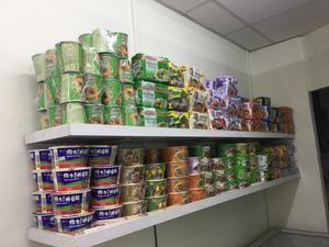 Noodles at Flygod Vegetarian and Organic Mart in Northeast Singapore