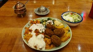 Gehört zum veganen Frühstück at Cafe Kongress in Karlsruhe