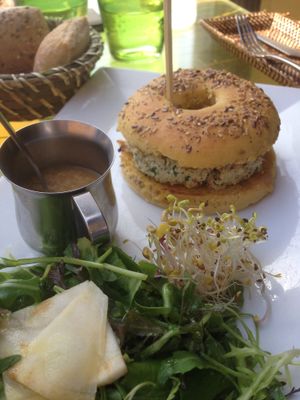 Dame Nature's 'The Vegan Burger' at Dame Nature in Saint-laurent-du-var