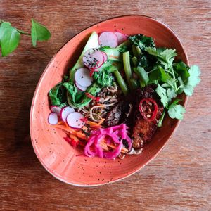 Fried Black Rice at Bhalu in Nijmegen