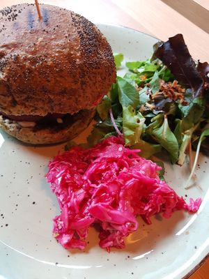 Sushi burger at Bhalu in Nijmegen