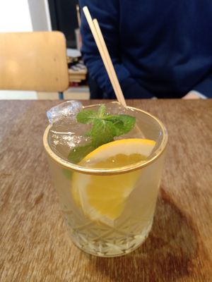 Green tea kombucha at Bhalu in Nijmegen