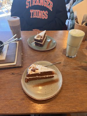 carrot cake  at Bhalu in Nijmegen