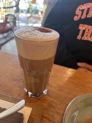 chai latte  at Bhalu in Nijmegen