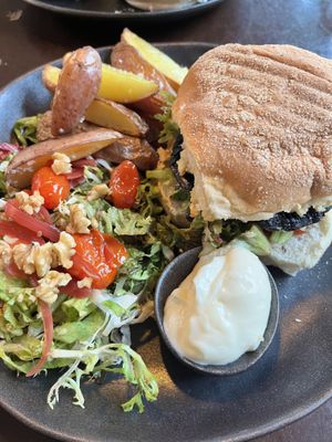 Portobello Burger  at Bhalu in Nijmegen