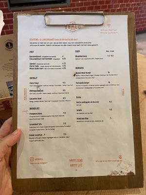 Menu   at Bhalu in Nijmegen