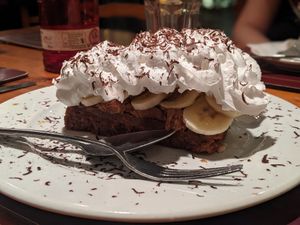 Biscoff pie at Charlie Brown's Diner in Eastbourne