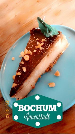 No bake snickers cake  at Kimbap Spot in Bochum