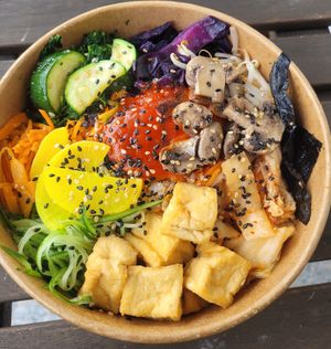 Bibimbap Bowl at Kimbap Spot in Bochum