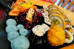 Happy "cheese" mix at Kimbap Spot in Bochum