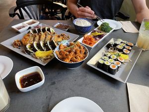 Diner 4 2 and Rainbow Maki  at Kimbap Spot in Bochum